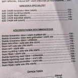 Kina Restaurang Yun Chee Meny