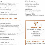 Restaurang Ester Meny