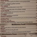 Natalie's Krog Pizzeria Meny