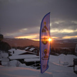 Hem A Van Cafe I Storfjallsbastun Utomhus