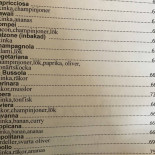 Natalie's Krog Pizzeria Meny