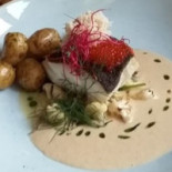 En Gaffel Kort På Maritim Mat