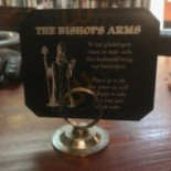 The Bishops Arms Meny