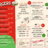 Lily's Burger Meny
