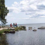 Alholmens Bad Camping Restaurang Inomhus