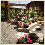 Elins Bakgård Utomhus