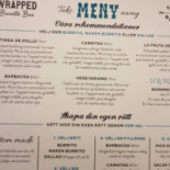 Wrapped Burrito Meny