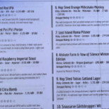 Hop Shed Brew Pub Meny