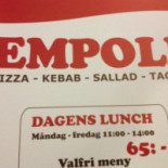 Pizzeria Empoli Meny