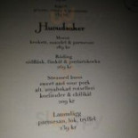 Mellbygatans Restaurang Meny