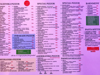 Ektorps Pizzeria Meny
