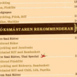 Lanna Thai Restaurang Meny