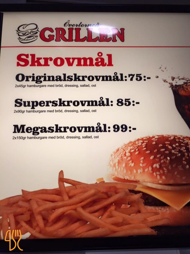 Övertorneå Grillen Meny