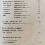 Efendi Pide-döner Meny