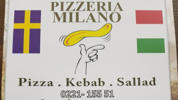 Milano Pizzeria menu