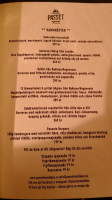 Passet menu