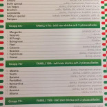 Pizzeria Amore Meny