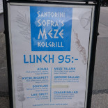 Santorini Sofras Meze Kolgrill Meny