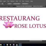 Restaurang Rose Lotus Meny