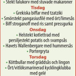 Marcus Askmarken Restaurang Catering Ab Meny