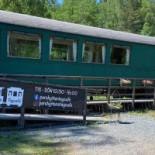 Pershyttans Tågcafé Utomhus