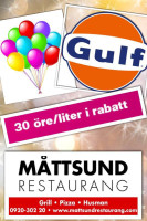 Måttsund Restaurang Gulf Luleå menu