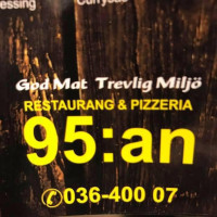 Resturang 95:an menu
