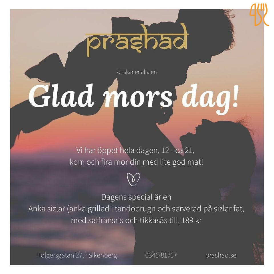 Restaurang Prashad Meny