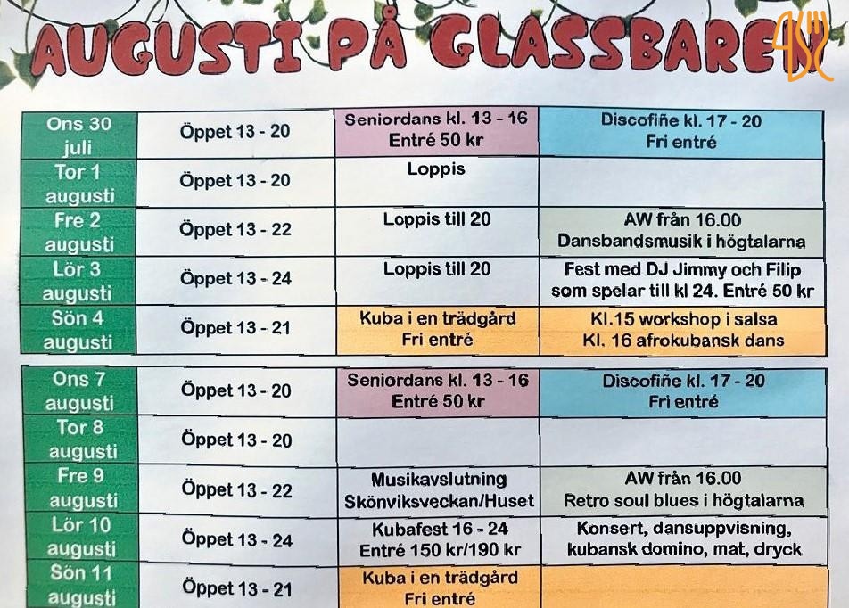 Glassbaren I Rönninge Meny