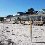 Terassen Hanöhus Beachbar Utomhus