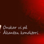 Åkanten Konditori Meny