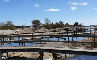 Strandgrillen I Arkosund outside