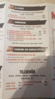 Mirnas Pizzeria menu