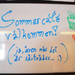 Folketshus Sommarcafé Meny
