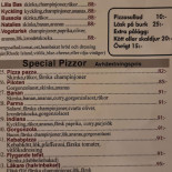 Natalie's Krog Pizzeria Meny