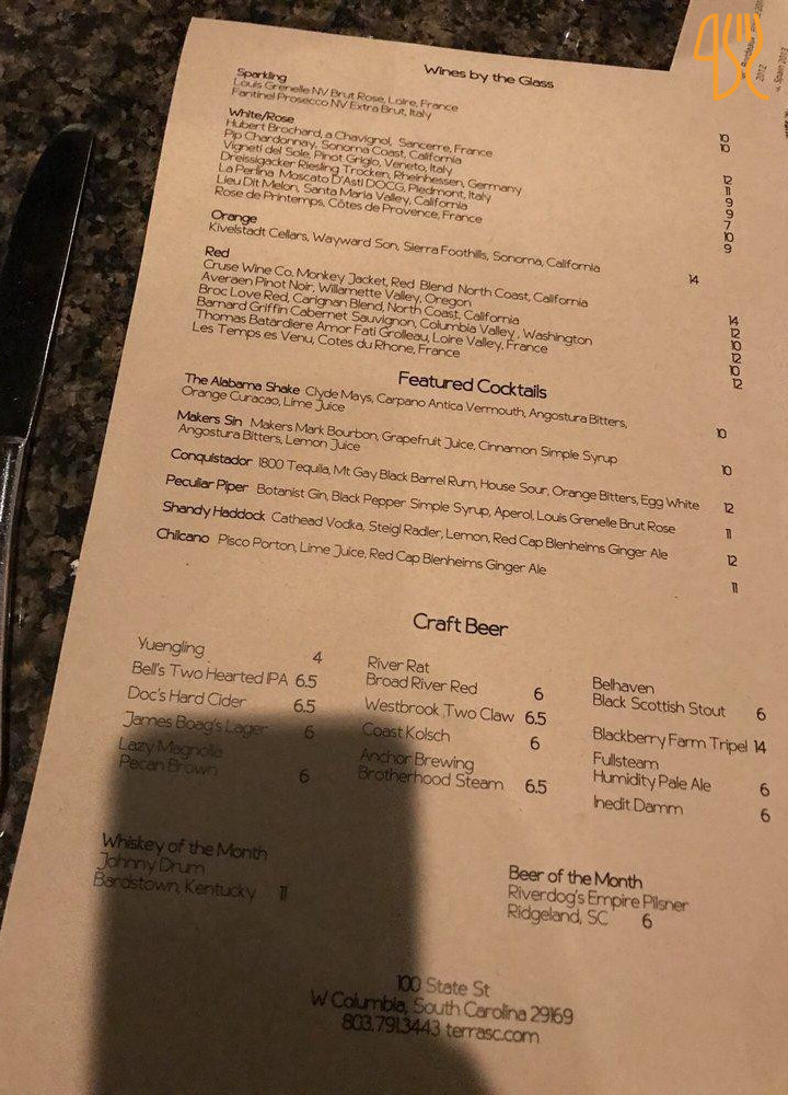 Peony Restaurang Meny