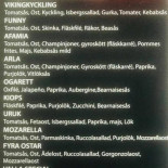 Pizzeria Valla Meny