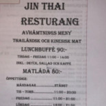 Jin Thai Meny