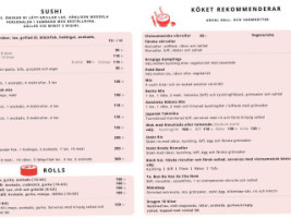 Asiatiska Köket Meny