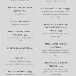 Tångdala Lönnkrog Meny