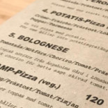 Freddes Pizzeria Meny