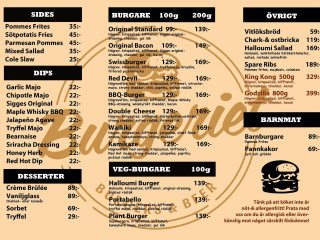 Burgeriet Meny