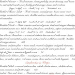 Seaside Björkö Meny