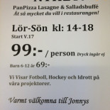 Jonnys Gatukök Meny