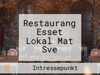 Restaurang Esset Lokal Mat Sve