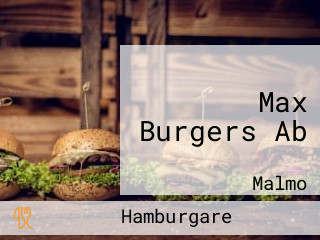 Max Burgers Ab