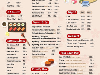 Sushi Våxnäs Nya Tain Loon