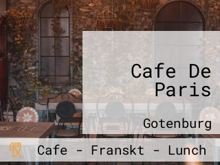 Cafe De Paris