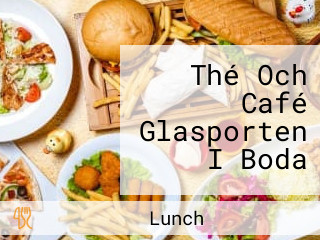 Thé Och Café Glasporten I Boda